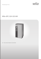 Wilo EFC 110 Instrucciones De Instalación Y Funcionamiento