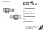 Endress+Hauser Soliwave FDR50 Manual Del Usuario