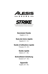 Alesis Strike Performance Drum Module Guia De Inicio Rapido