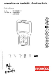 Franke ACEX9005 Instrucciones De Instalación Y Funcionamiento