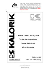 Kalorik EKP 43255 Manual De Instrucciones