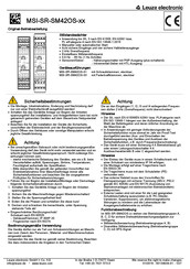 Leuze electronic MSI-SR-SM42OS-03 Instrucciones De Uso Originales