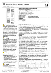 Leuze electronic MSI-SR-LC31MR Serie Instrucciones De Uso Originales