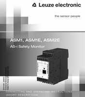 Leuze electronic ASM2E Manual De Instrucciones