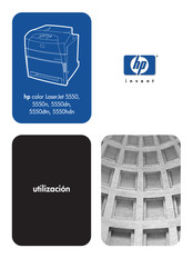 HP color LaserJet 5550 Manual De Instrucciones