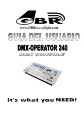 GBR DMX-OPERATOR 240 Guia Del Usuario