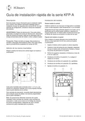 Kilsen KFP-AF2-09 Guía De Instalación Rápida