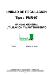 Habasit PMR-07 Manual General Utilización Y Mantenimiento