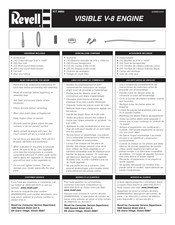 REVELL VISIBLE V-8 ENGINE Manual De Instrucciones