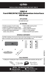 Axxess FRST-2 Instrucciones De Instalación