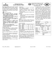 Emerson FSE-03 Serie Instrucciones De Funcionamiento