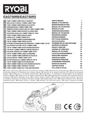 Ryobi EAG750RS Manual De Instrucciones