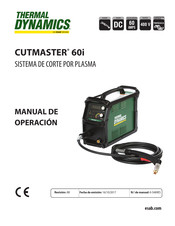 Thermal Dynamics CUTMASTER 60i Manual De Operación