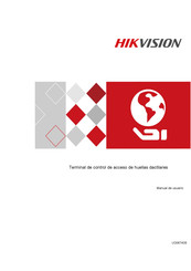 HIKVISION DS-K1T803EF Manual De Usuario