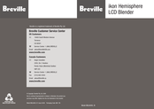 Breville ikon Hemisphere BBL600XL Manual De Instrucciones