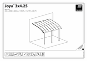 Palram Joya 3x4.25 Manual De Instrucciones