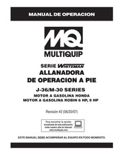 MQ Multiquip M-30 Serie Manual De Operación