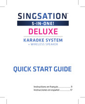 Singsation 5-IN-ONE! DELUXE Guia De Inicio Rapido