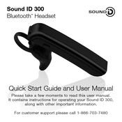 Sound ID 300 Guía De Inicio Rápido Y Manual Del Usuario