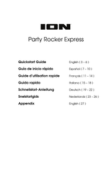 ION Party Rocker Express Guia De Inicio Rapido