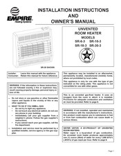 Empire Heating Systems SR-6-3 Instrucciones De Instalación Y Manual Del Propietario