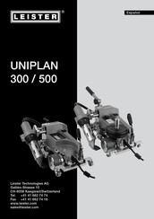 Leister UNIPLAN 300 Manual De Instrucciones
