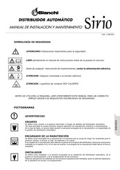 Bianchi Sirio Manual De Instalacion Y Mantenimento