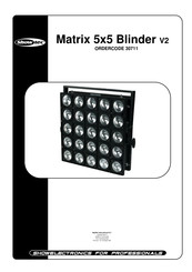 Show Tec Matrix 5x5 Blinder V2 Manual De Instrucciones