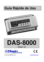 Desin Instruments DAS-8000 Guía Rápida De Uso