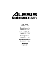 Alesis MultiMix 4 USB FX Guia Del Usuario
