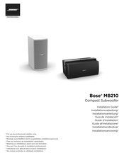 Bose Professional MB210 Serie Guia De Instalacion