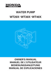 Honda WT20X Manual De Instrucciones