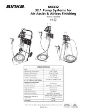 Binks MX432PU Manual De Instrucciones