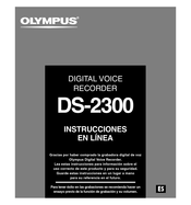 Olympus DS-2300 Manual De Instrucciones