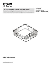 Broan NuTone RDMWT Guia De Instalacion