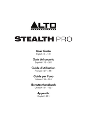 Alto Professional Stealth PRO Guia Del Usuario