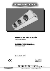 FRIMETAL MVM 125 Manual De Instalación