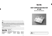 Tanita BF-350 Manual De Instrucciones