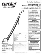 Eureka 313 Manual Del Usuario