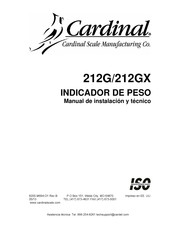 Cardinal 212GX Manual De Instalación Y Técnico