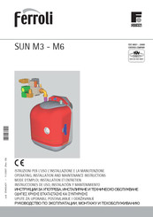 Ferroli SUN M3 Instrucciones De Uso, Instalación Y Mantenimiento