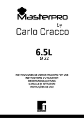 BERGNER Masterpro by Carlo Cracco BEG001021NOC Instrucciones De Uso