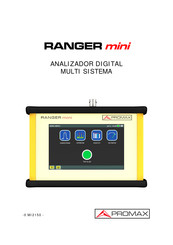 Promax RANGER mini Manual De Instrucciones