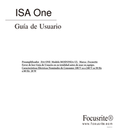 Focusrite ISA ONE MOIFONEA-UL Guía De Usuario