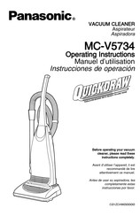 Panasonic MC-V5734 Instrucciones De Operación