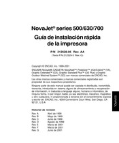 ENCAD NovaJet 630 Serie Guía De Instalación Rápida