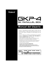 Roland GKP-4 Manual Del Usuario