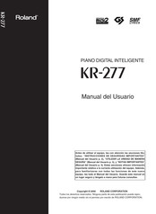 Roland KR-277 Manual Del Usurario