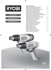 Ryobi EHG2020LCD Manual De Instrucciones