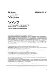 Roland VA-7 Manual De Instrucciones